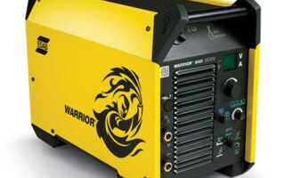 ESAB WARRIOR 400i/500i CC/CV: обзор характеристик
