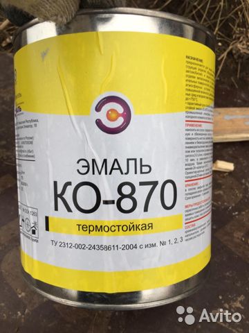 Что представляет собой термостойкая эмаль?