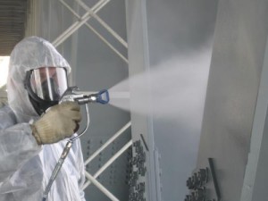 Фото защиты металлоконструкций ингибитором, prostostroy.com