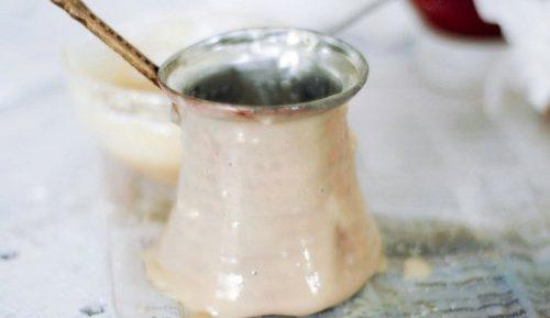 Полировка смесью с мукой