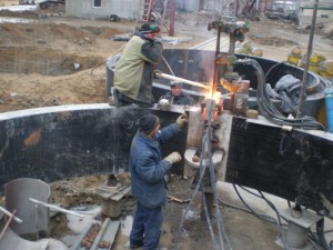 Фото электрошлаковой сварки, rusproject.org