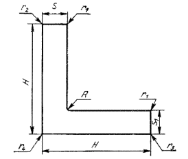Сортаменты типоразмеров всех прессованных уголковых профилей